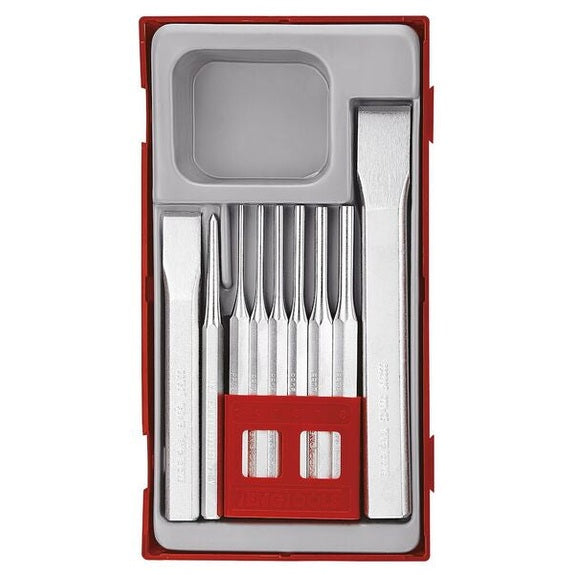 TENG TOOL Punch and Chisel Set 9 Pieces