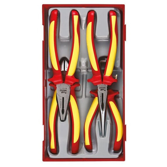 TENG TOOL Plier Set 1000 Volt 4 Pieces