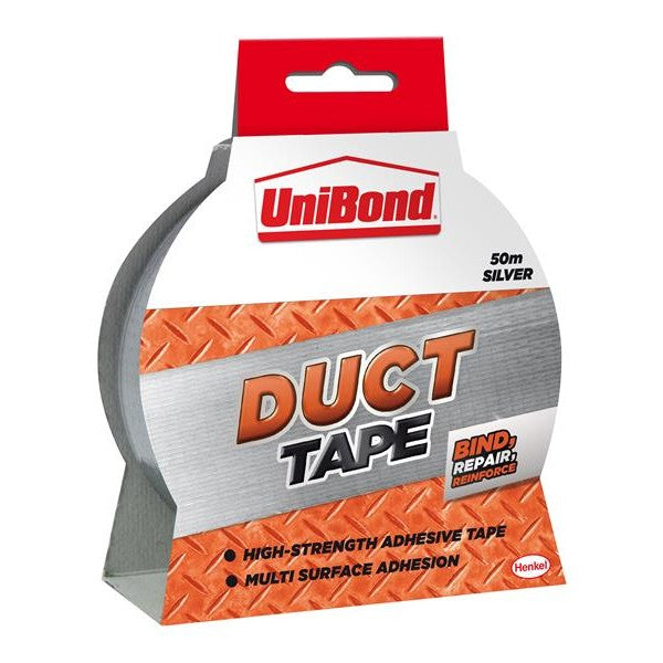 UniBond DIY Duct Tape Silver 50mm x 50m