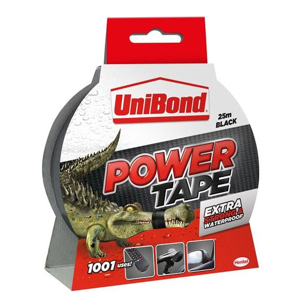 UniBond DIY Power Tape Black 50mm x 25m