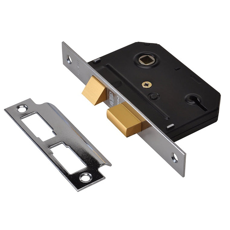 UNION ES-SL Essentials 3 Lever Mortice Sashlock Chrome 65mm 2.5in Visi