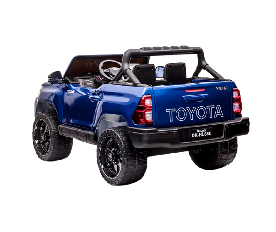 KIDS LICENSED TOYOTA HILUX BLUE (DISPLAY MODEL)