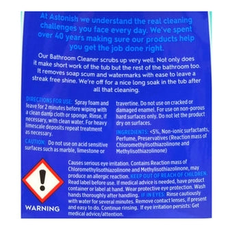 ASTONISH BATHROOM CLEANER TRIGGER - Watson Hire