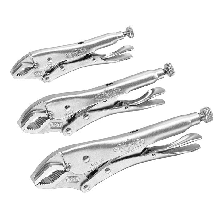 IRWIN® Vise-Grip® Curved Jaw Locking Pliers Set of 3 (5CR/7CR/10CR)