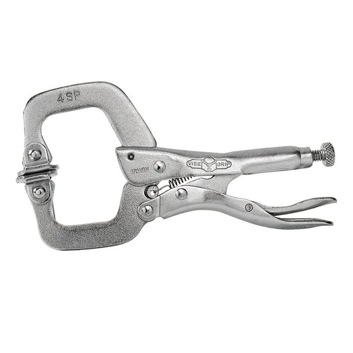 IRWIN® Vise-Grip® 4SP Locking C-Clamp Swivel Pad 100mm (4in)