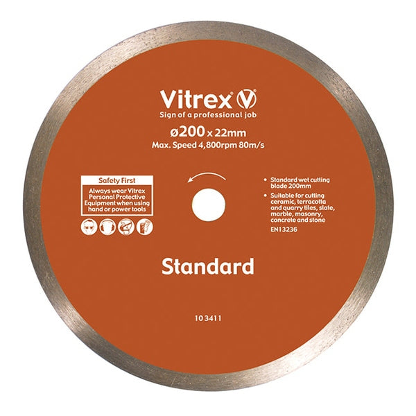 Vitrex Standard Diamond Blade 200mm