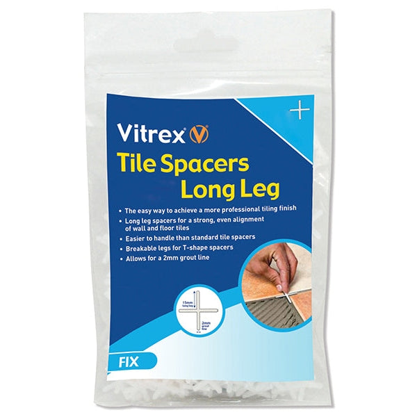Vitrex Long Leg Spacer 2mm (Pack 1500)