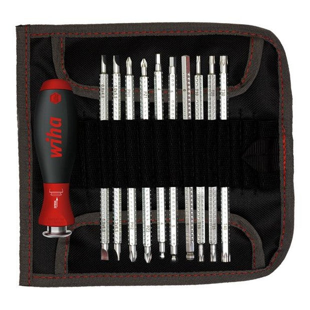 Wiha SYSTEM 6 SoftFinish® Interchangeable Screwdriver Set, 12 Piece
