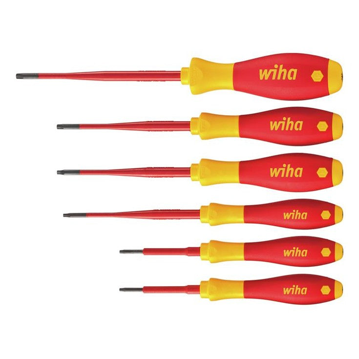 Wiha SoftFinish® electric slimFix TORX® Screwdriver Set, 6 Piece