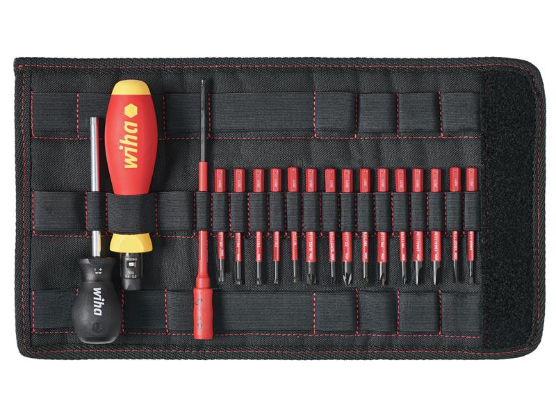 Wiha TorqueVario®-S electric Screwdriver Set, 19 Piece