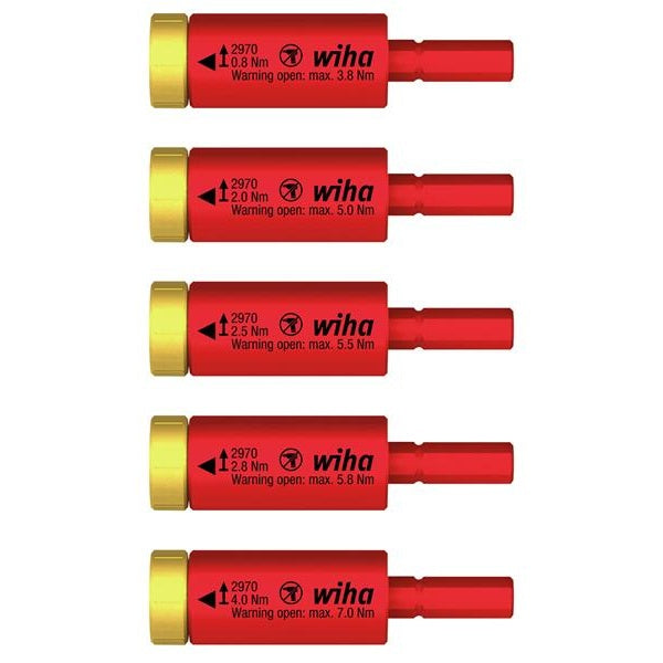 Wiha electric easyTorque Adapter Set, 5 Piece