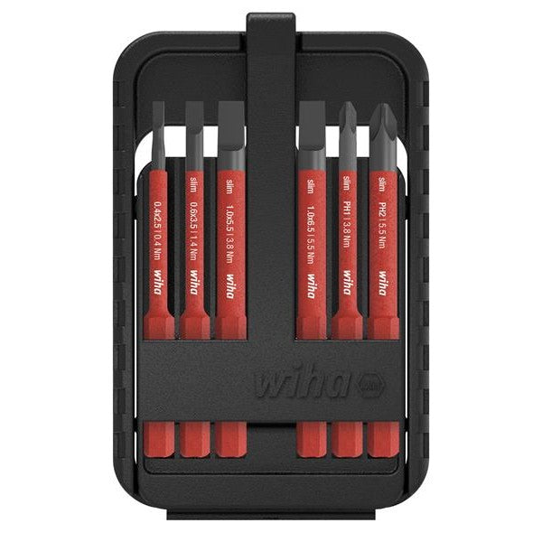 Wiha slimBit electric SL/PH Bit Set, 7 Piece