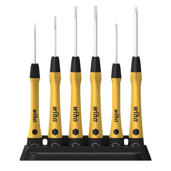 Wiha PicoFinish® SL/PH Fine ESD Screwdriver Set, 7 Piece