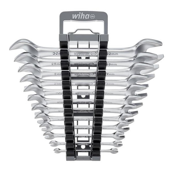 Wiha Double Open-End Spanner Set, 12 Piece