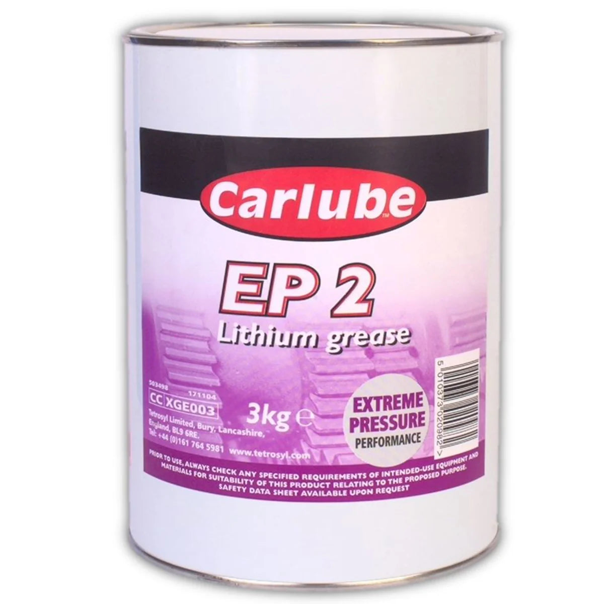 CARLUBE EP2 LITHIUM 3KG