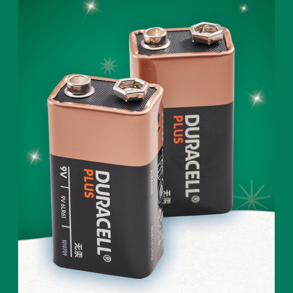 Duracell 9V Battery Pack (Twin Pack)