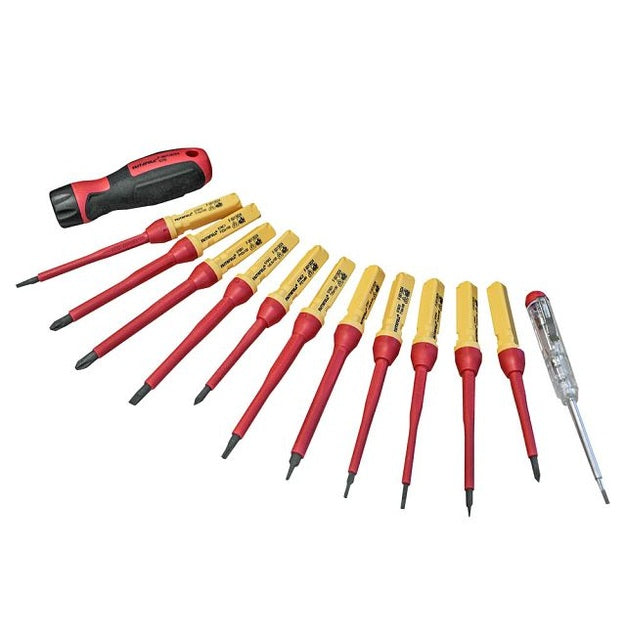 FAITHFULL 13 PIECE QUICK CHANGE VDE SCREWDRIVER SET