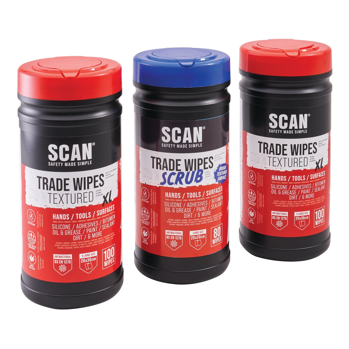 Scan Tradewipes Triple Pack