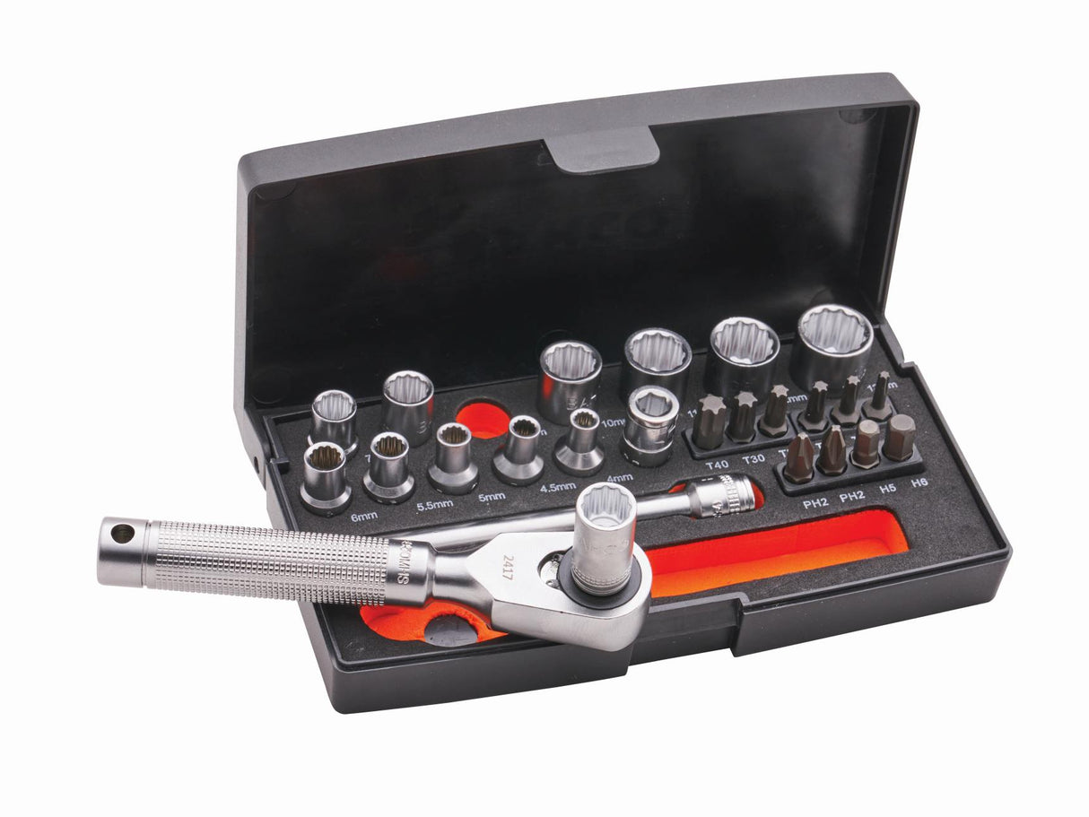 BAHCO SL25 SPECIAL EDITION 1/4IN SOCKET SET
