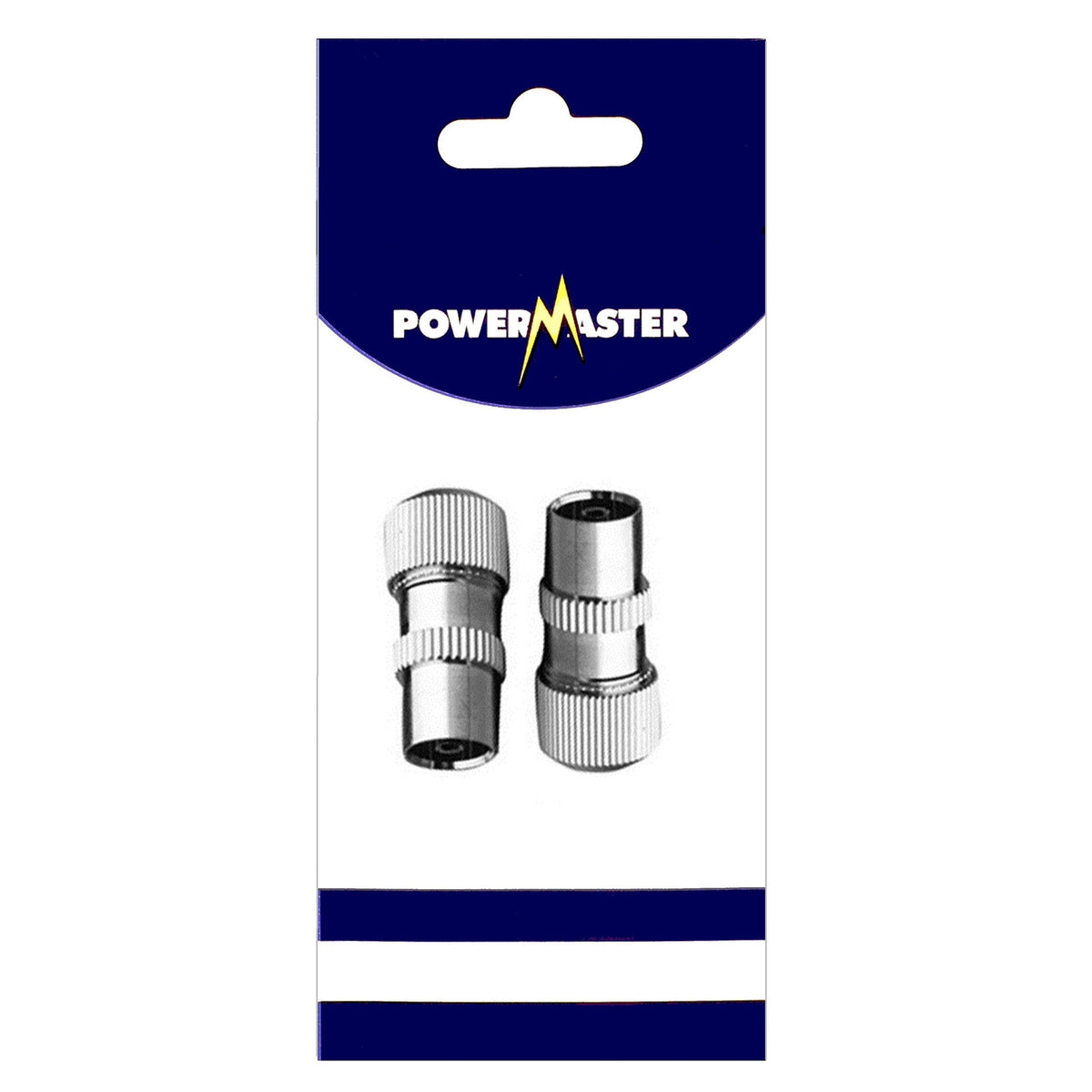 POWERMASTER 2PCE METAL TV PLUG