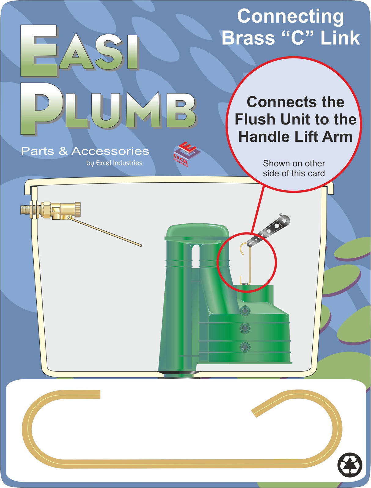 Easy Plumb Long 'C' Link Lift Arm Connector