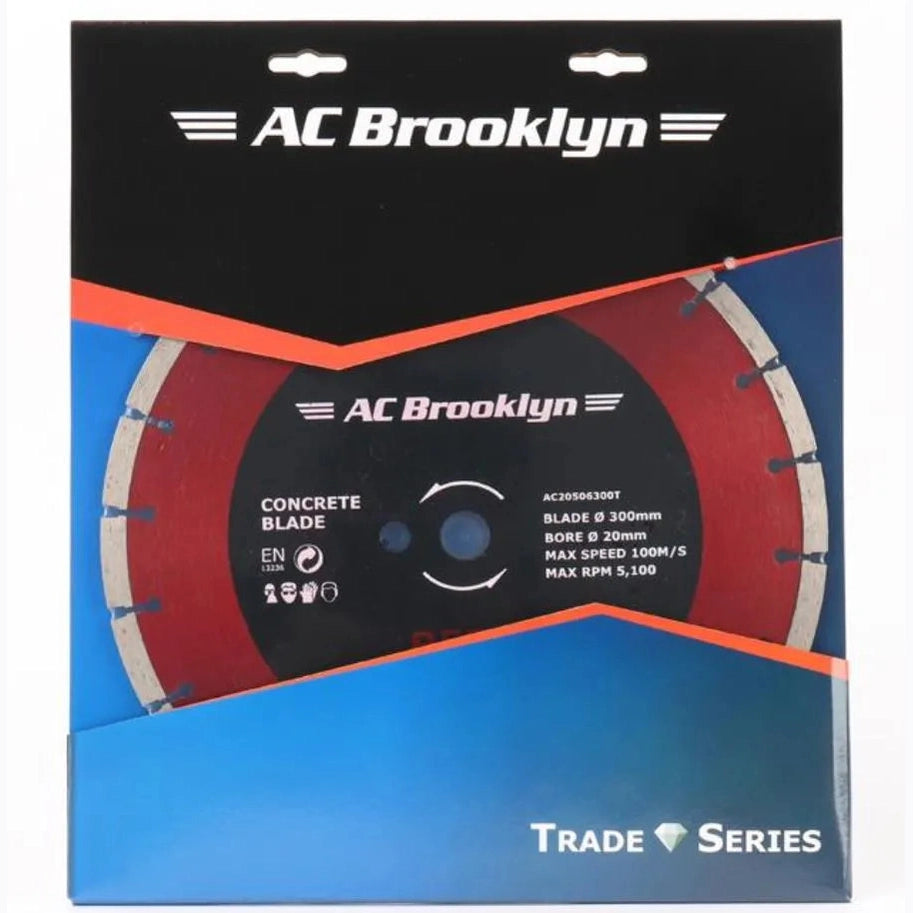 AC BROOKLYN 300MM DIAMOND BLADE RED T SERIES 20MM B