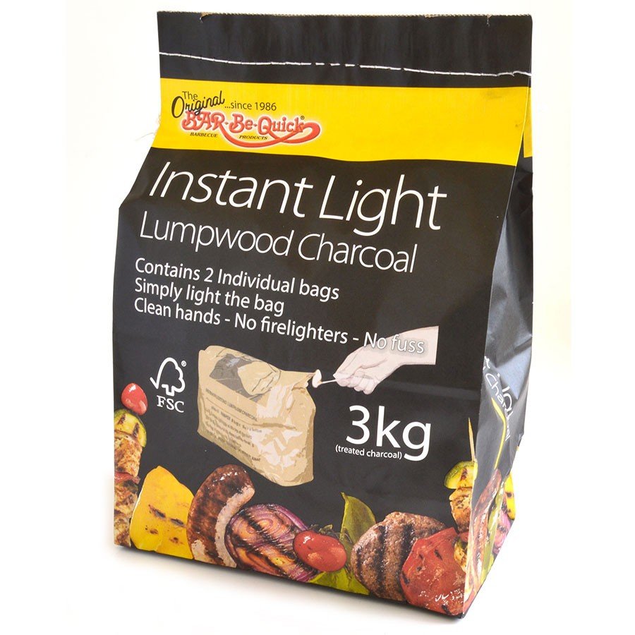 BAR-BE-QUICK 2PAK INSTANT LIGHT CHARCOAL