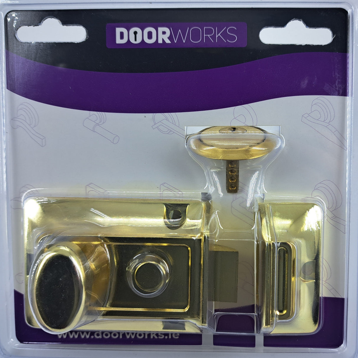 DOORWORKS STANDARD 60MM NIGHTLATCH BRASS