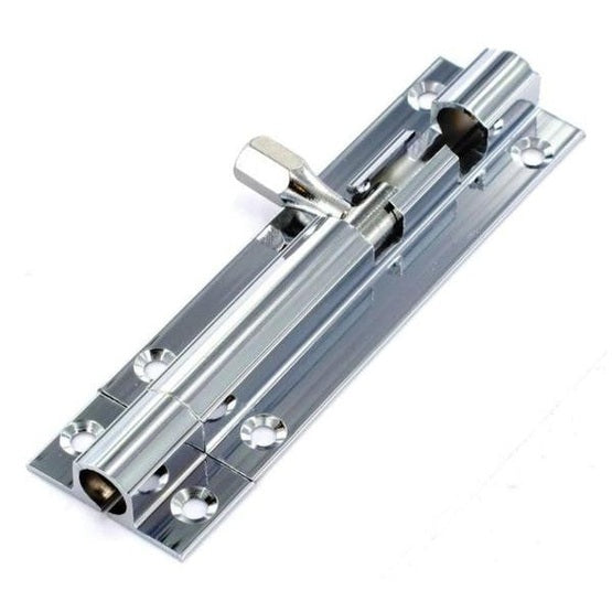 CHROME BARREL BOLT 4" H/D