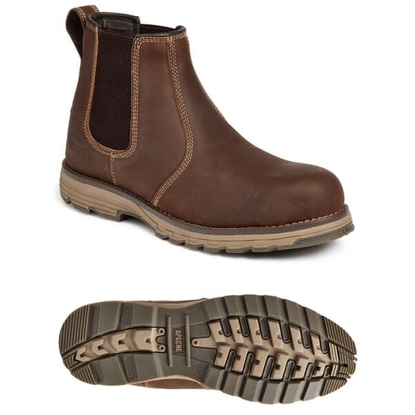APACHE FLYWEIGHT BROWN DEALER SAFETY BOOTS