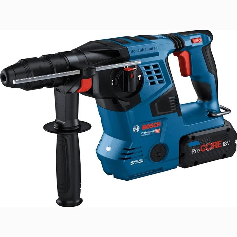 BOSCH GBH 18V-28CF CORDLESS SDS + HAMMER 2 X 5.5AH BATTERIES INCLUDING CHUCK