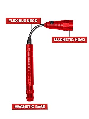 DEKTON MAGNETIC TELESCOPIC LED FLEXI FLASHLIGHT