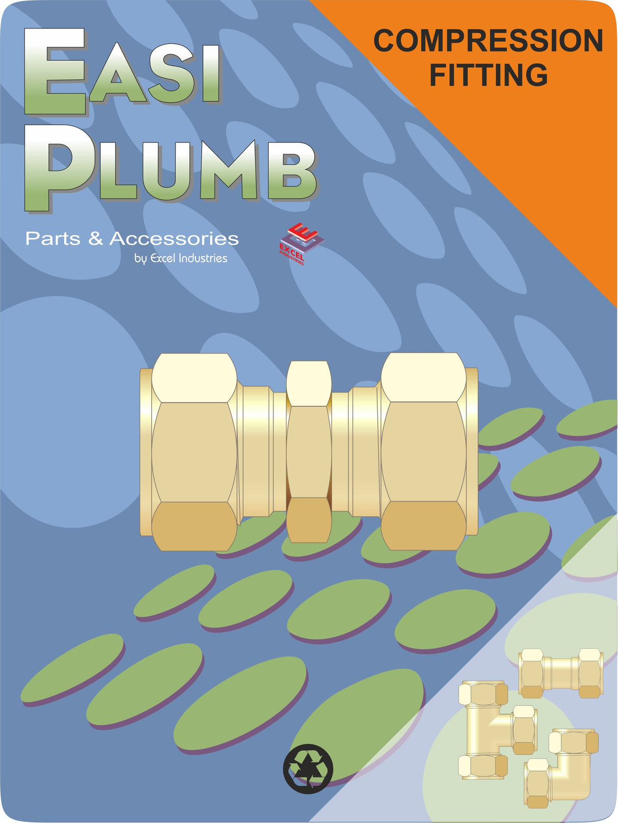 Easy Plumb 1/2" Straight Brass Compression