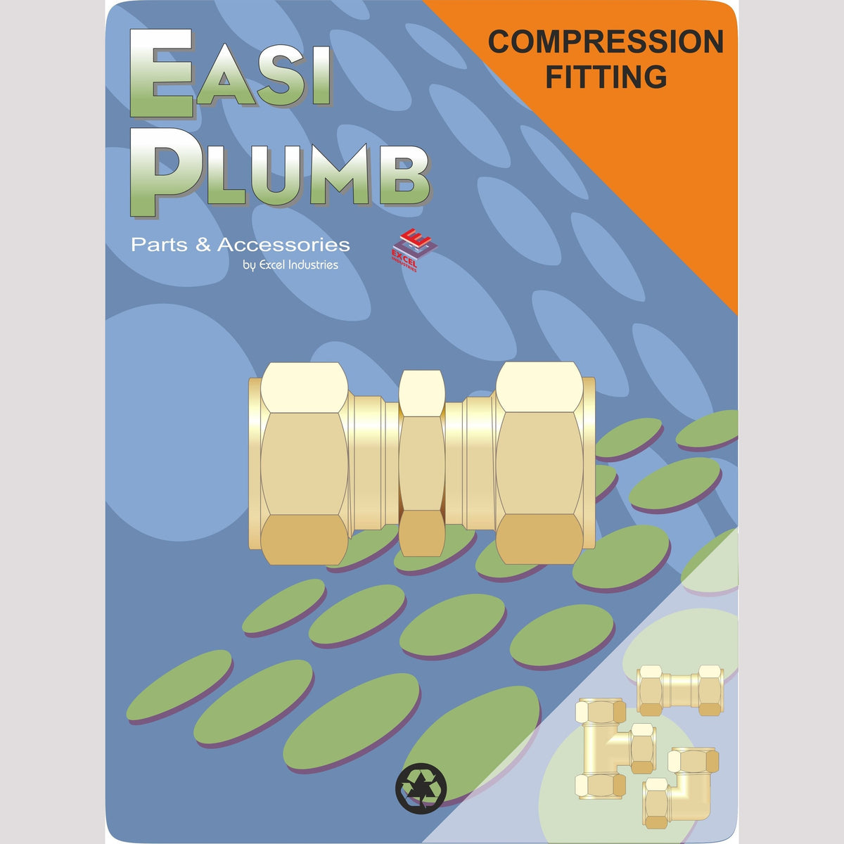 Easy Plumb 1/2" Straight Brass Compression