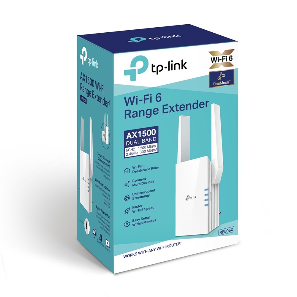 TP LINK AX1500 WIFI 6 RANGE EXTENDER