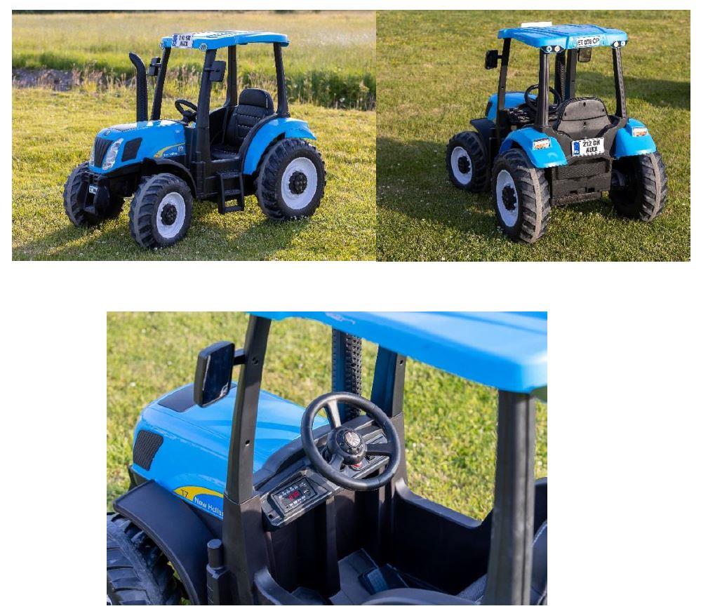 NEW HOLLAND T7 24V ELECTRIC RIDE ON TRACTOR
