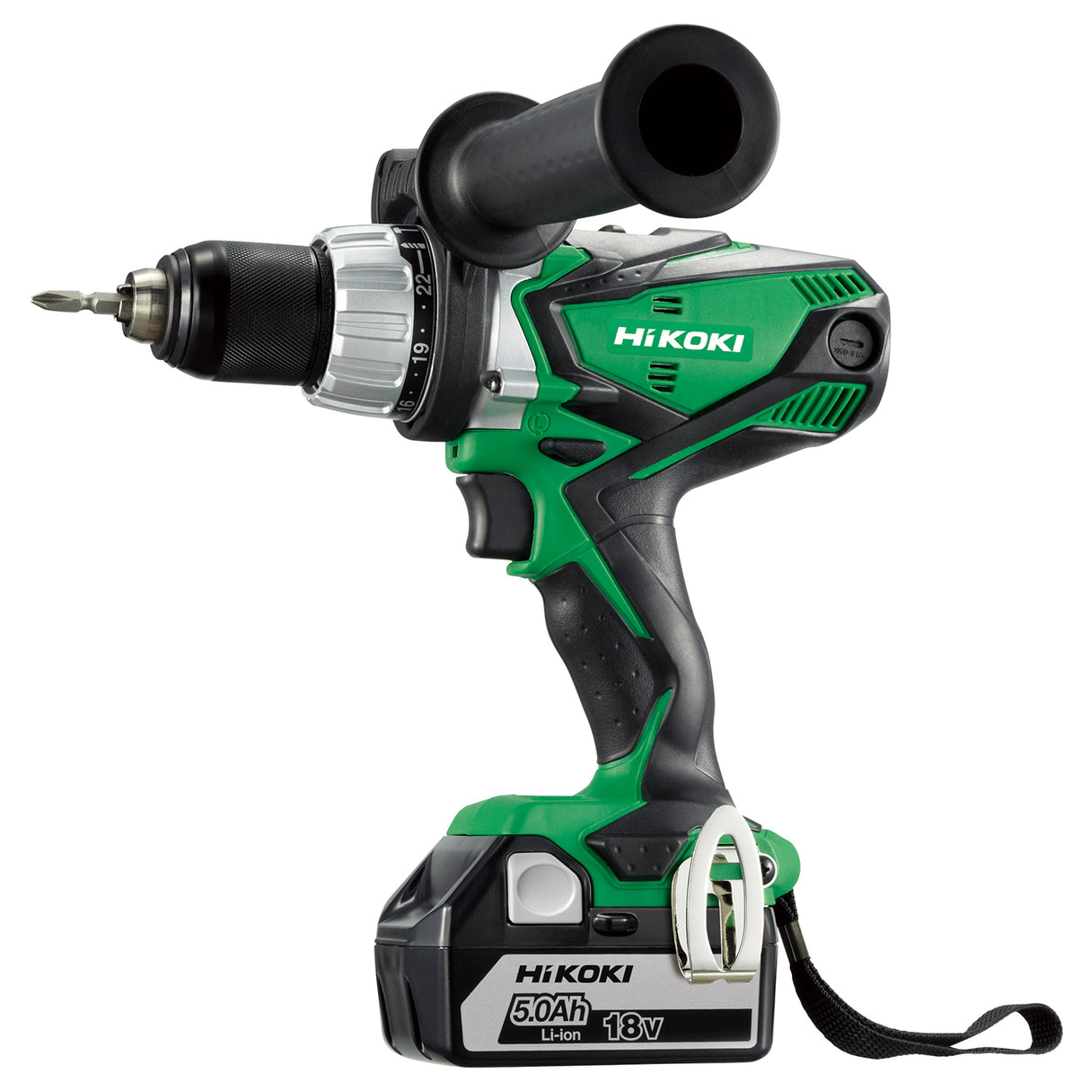 HKOKI 18V STEEL CHUCK COMBI DRILL BODY ONLY ( DV18DSDL )