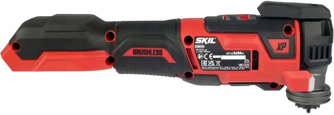 SKILL 3650 JA XP CORDLESS BRUSHLESS MULTITOOL WITH CLIC 20V MAX LI BARE UNIT + 5 BLADES + SANDING PA