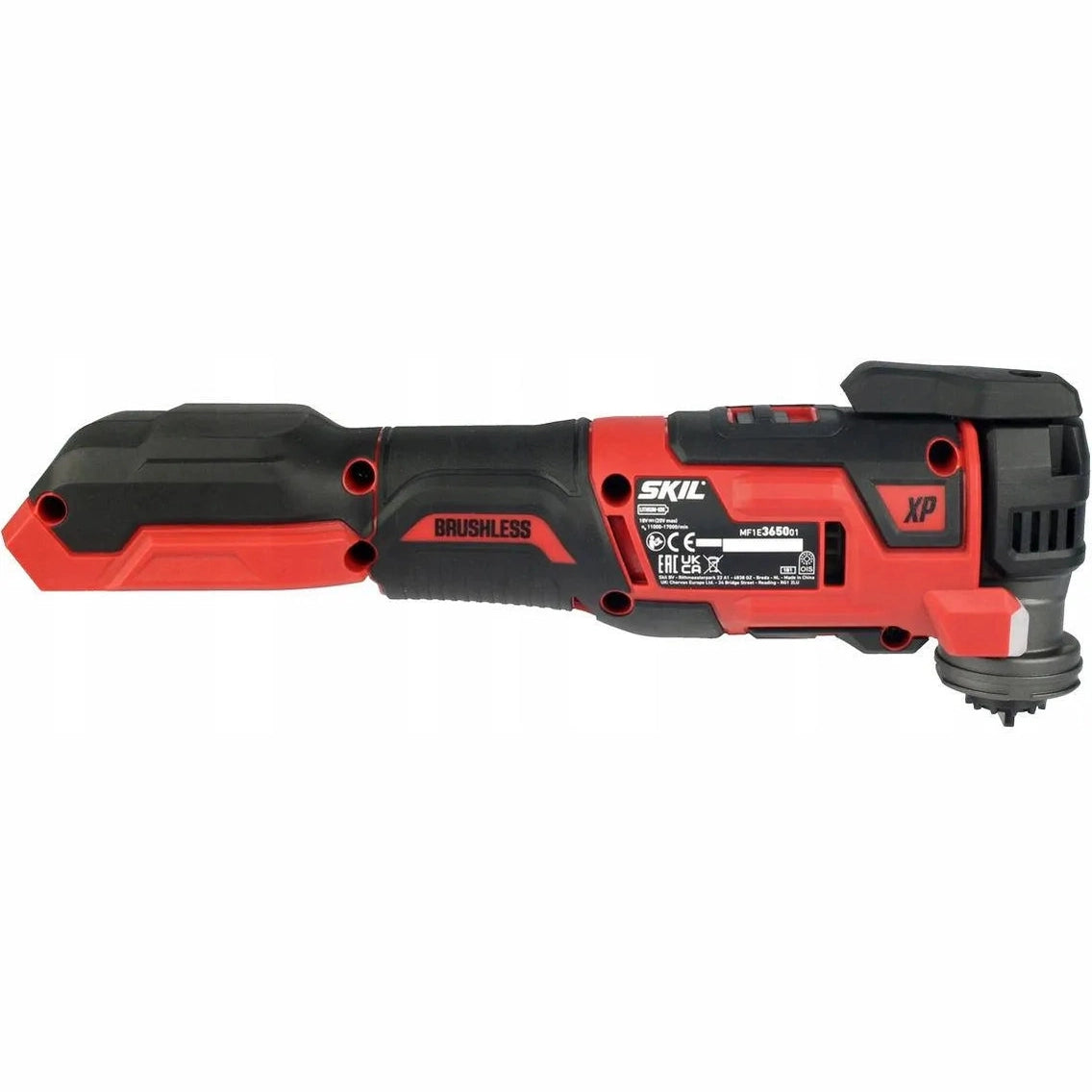 SKILL 3650 JA XP CORDLESS BRUSHLESS MULTITOOL WITH CLIC 20V MAX LI BARE UNIT + 5 BLADES + SANDING PA