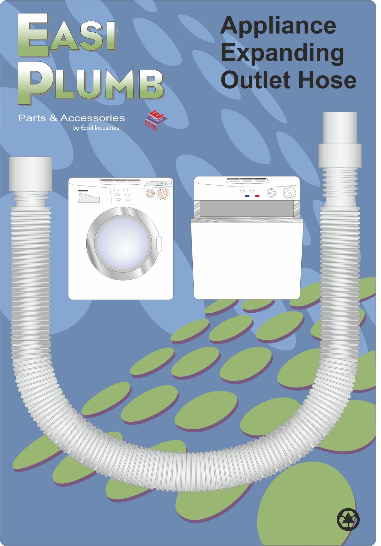 Easy Plumb Expanding Outlet Hose 80cm-2.8M
