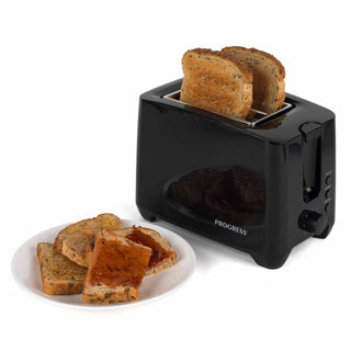 PROGRESS 2-SLICE TOASTER BLACK