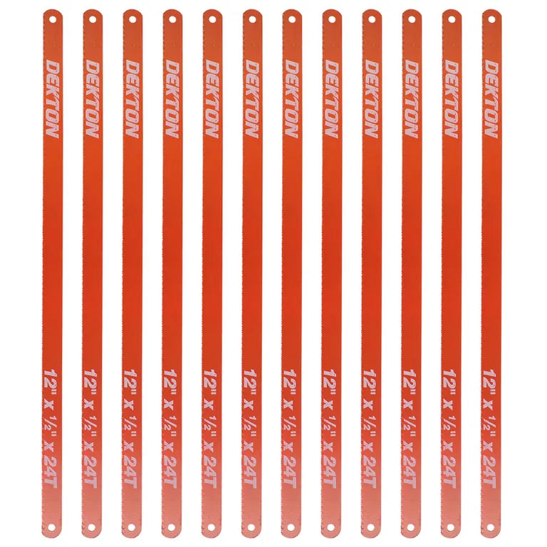DEKTON 12PC HACKSAW BLADES