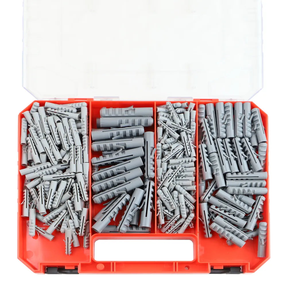 DEKTON 300PC DRILL BIT AND WALL PLUGS SET