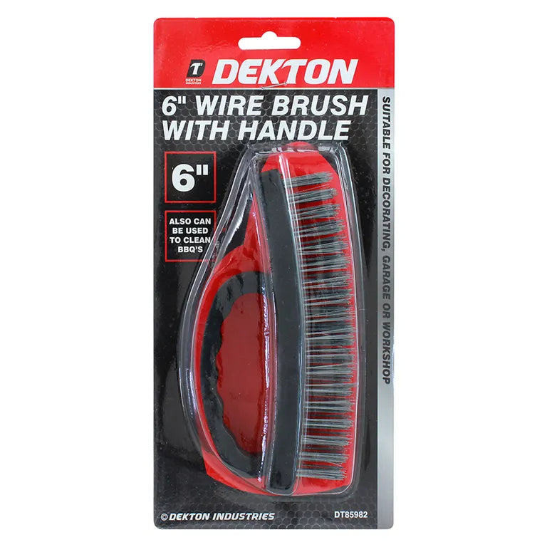 DEKTON WIRE BRUSH WITH GRIP HANDLE