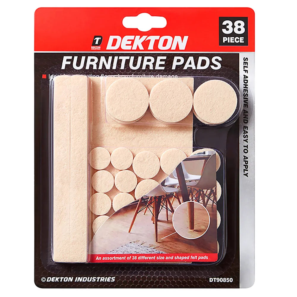 DEKTON 38 PIECE FURNITURE PAD SET