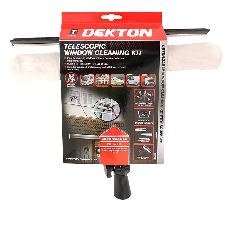 DEKTON TELESCOPIC WINDOW CLEANING KIT