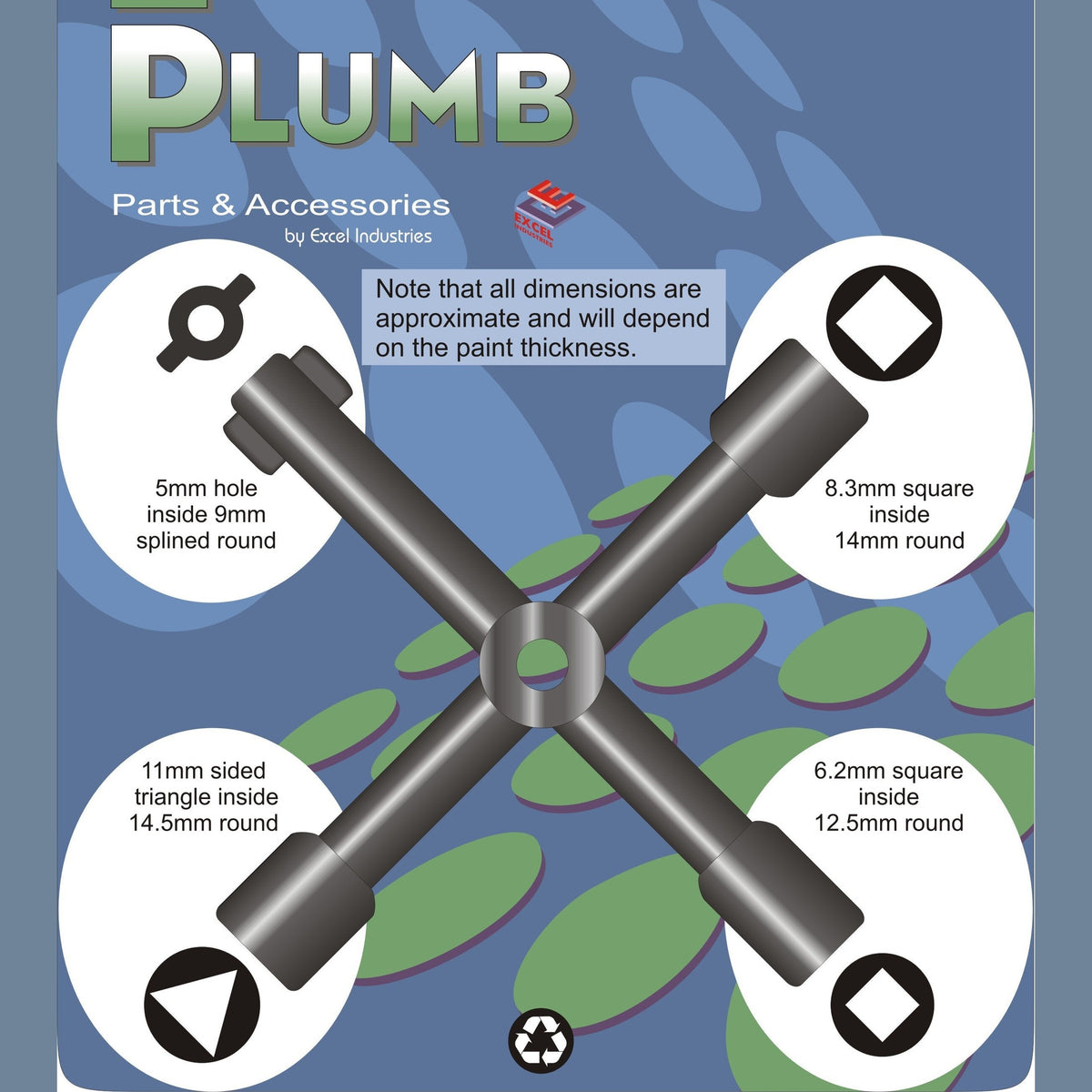 Easy Plumb Utility 4 Way Key