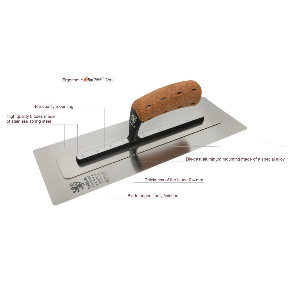 NELA 16" MEDIFLEX FINISHING TROWEL