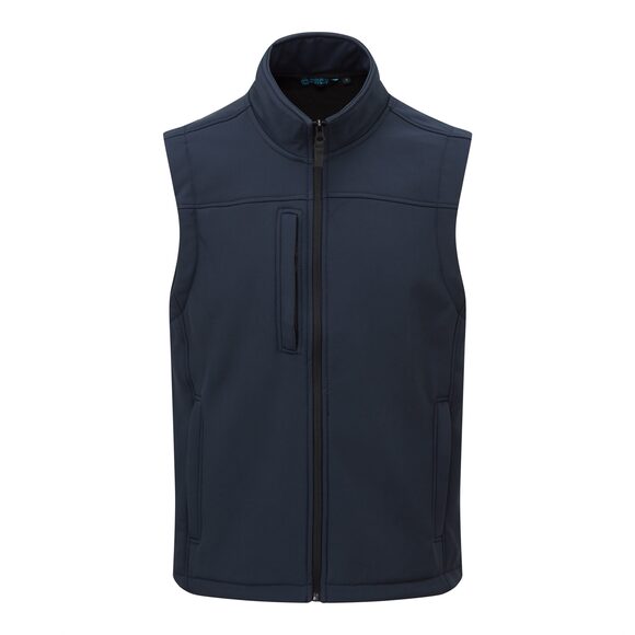 BRECKLAND SOFTSHELL BODYWARMER NAVY SMALL