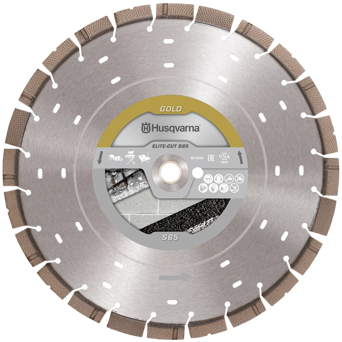 HUSQVARNA ELITE CUT S65 350MM 20/25.4 BORE